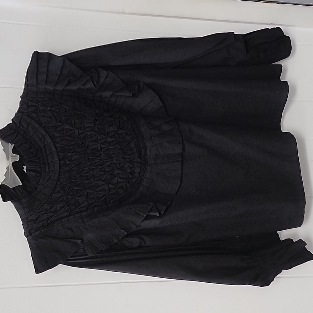 Victorian blouse elizabeth Wilson sz large ruffle detail